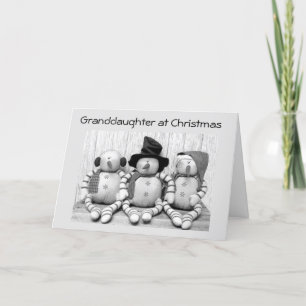 **GRANDAUGHTER** BEI WEIHNACHTEN NIEDLICHER SCHNEE