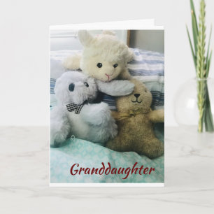 "GRANDAUGHTER" GLÜCKLICHER 1. BIRTHDAY CARD KARTE