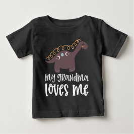 Grandchild Gift My Oma Lieben Me Dinosaurier 🦕 Baby T-shirt