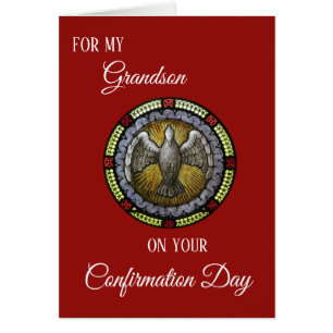Grandchild Sacrament Confirmation Verre Tiré