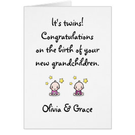 Grandchildren: Twin Girls