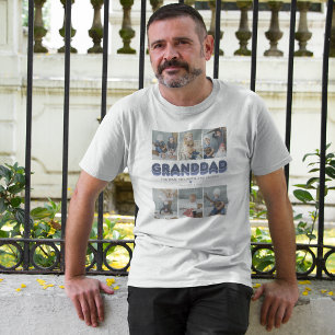Granddad Man Myth Legend 6 FotoCollage T-Shirt