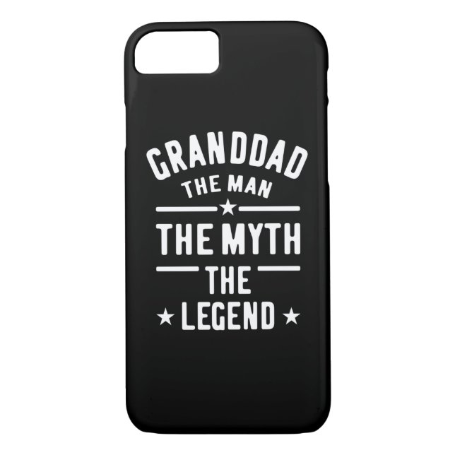 Granddad The Man Myth Legende Case-Mate iPhone Hülle (Rückseite)