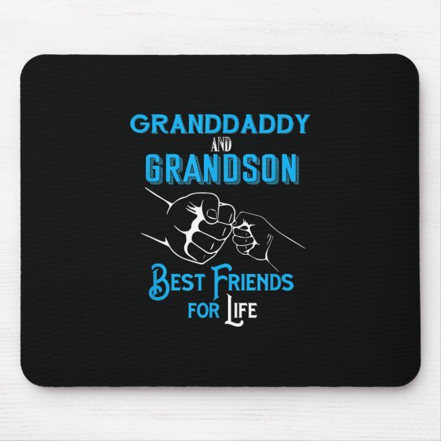 Granddaddy & Grandson Beste Lebensfreunde Mousepad (Vorne)