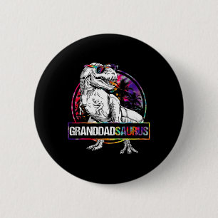 Granddadsaurus Dinosaur Opa Saurus Passendes T Button