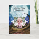 Granddaughter Magical Water Fairy Birthday Card Karte<br><div class="desc">Cute little water fairy card with lots of magic and love</div>