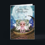 Granddaughter Magical Water Fairy Birthday Card Karte<br><div class="desc">Cute little water fairy card with lots of magic and love</div>