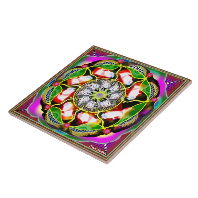 Grande (6" X 6") Carreaux photo en céramique (Côté)