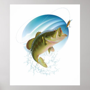 Grande affiche de basse de bouche