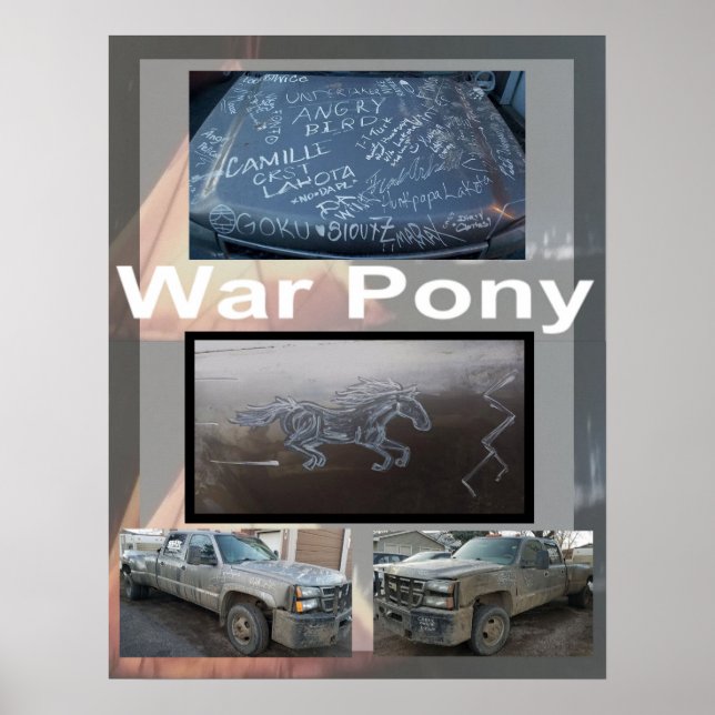 Grande affiche de War Pony (Devant)