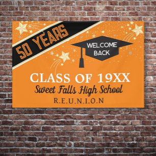 Grande bannière! Bannière de réunion de classe 50