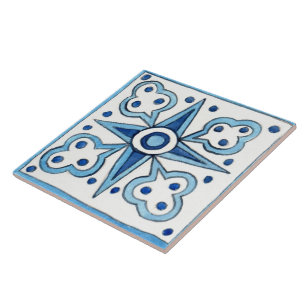 Grande carreaux en céramique de style sicilien "Tr