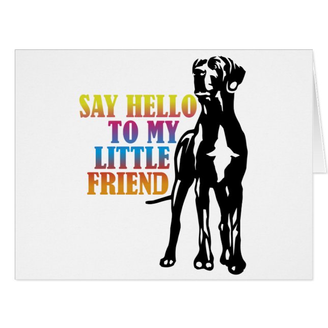 Grande carte Big Dane (Devant horizontal)