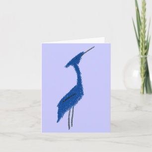 GRANDE carte BLEUE HERON