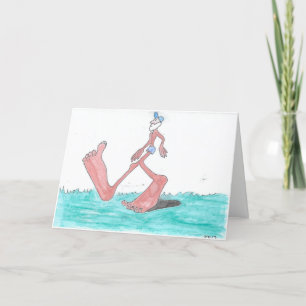 "Grande" carte d'anniversaire de Bigfoot