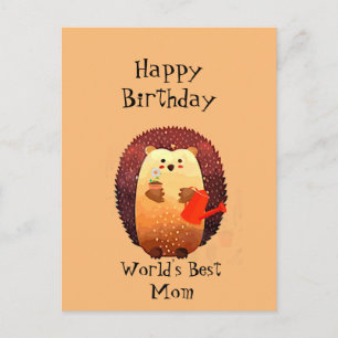 Grande carte d'anniversaire pour la mère maman qui