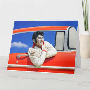 GRANDE CARTE DE MERCI FUNNY, ROCKER 1950