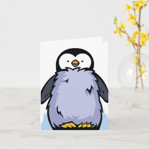 Grande carte de voeux Pingin Chick