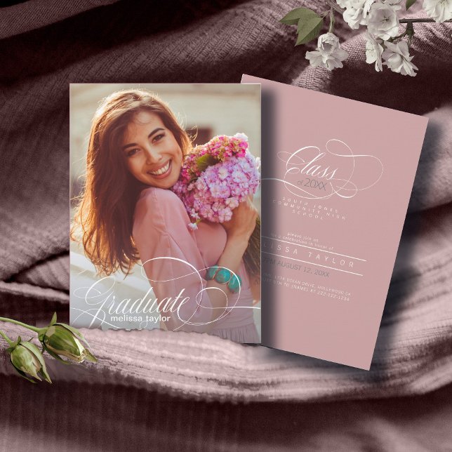 Grande carte d'identité de diplômé en calligraphie (Créateur téléchargé)