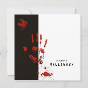 Grande carte minimaliste Halloween