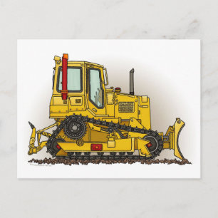 Grande carte postale de dozer Bulldozer