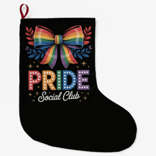 Grande Chaussette De Noël Arc-en-ciel LGBTQ