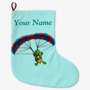 Grande Chaussette De Noël Bas de Noël de tortue