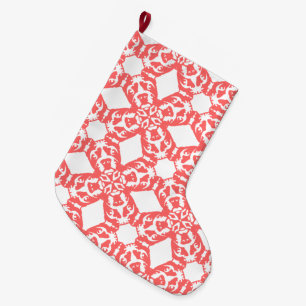 Grande Chaussette De Noël Bas tricotant motif Bouledogue français