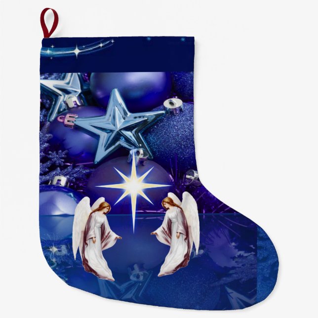 Grande Chaussette De Noël Bougie de Noël, Bougie de Noël (Devant)