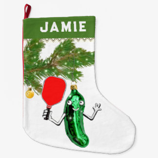 Grande Chaussette De Noël Cadeau de Pickleball créatif