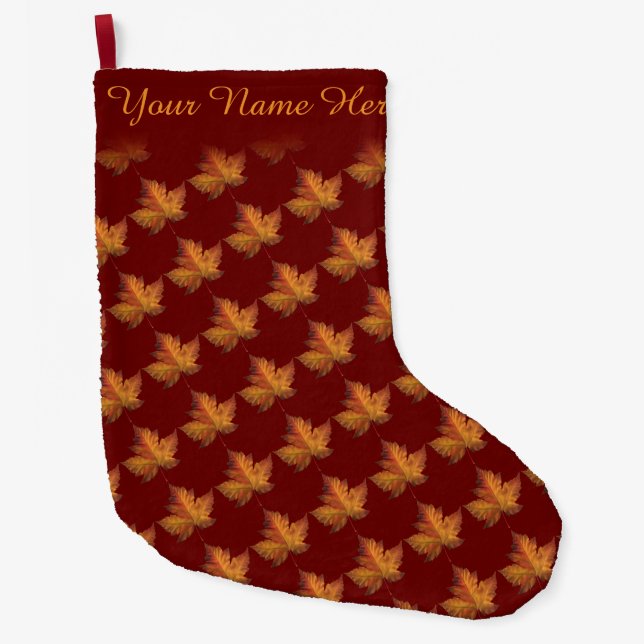Grande Chaussette De Noël Canada Stocker Canada - Stocking de Noël sur mesur (Devant)