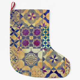 Grande Chaussette De Noël Carrelage traditionnel méditerranéen et égéen colo