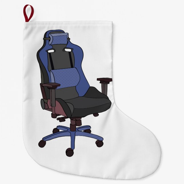 Grande Chaussette De Noël Chaise de jeu (Devant)