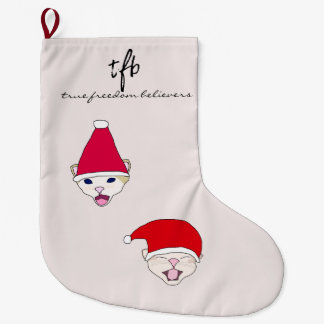 Grande Chaussette De Noël #ChatonsContreLaFritureIA I