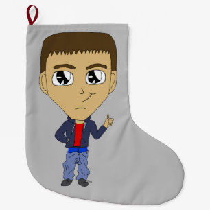 Grande Chaussette De Noël chibi