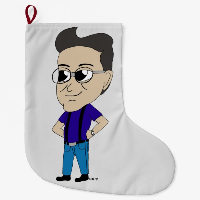 Grande Chaussette De Noël chibi (Devant)