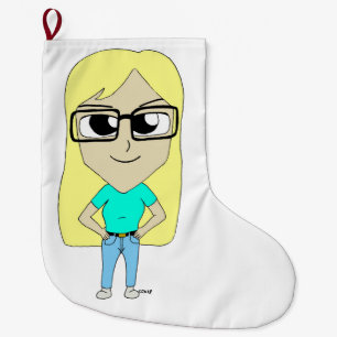 Grande Chaussette De Noël chibi