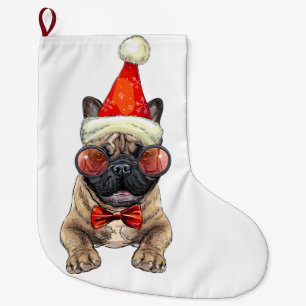 Grande Chaussette De Noël Christmas French bulldog