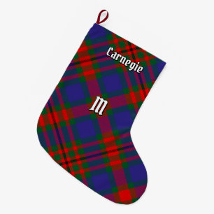 Grande Chaussette De Noël Clan Carnegie Tartan