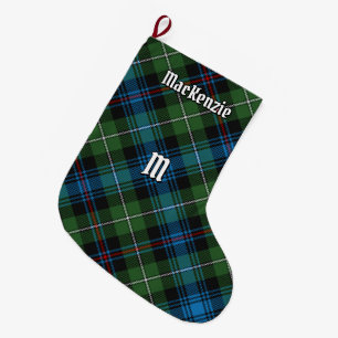 Grande Chaussette De Noël Clan MacKenzie Tartan Noël Stocking