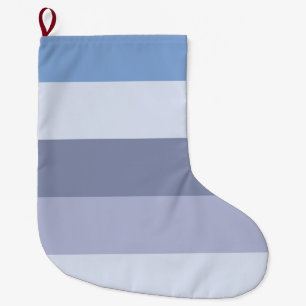 Grande Chaussette De Noël Combinaison de cinq couleurs