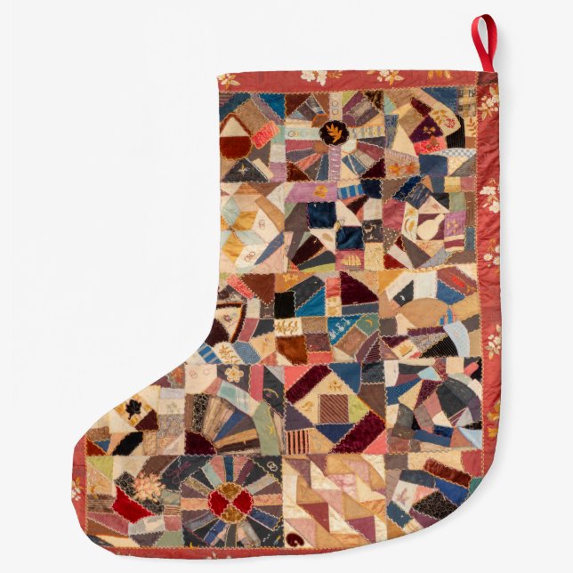 Grande Chaussette De Noël Couette Amish amitié (Dos)