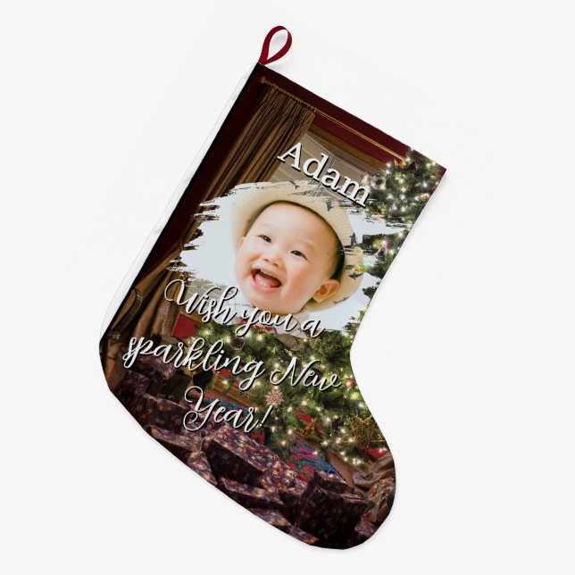 GRANDE CHAUSSETTE DE NOËL CS02  (Devant (Accrochage))