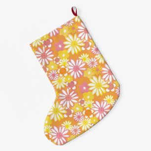 Grande Chaussette De Noël Daisies d'été