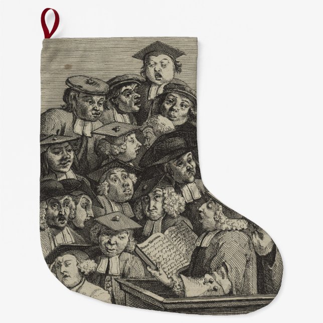 Grande Chaussette De Noël Des universitaires à une conférence (par William H (Devant)