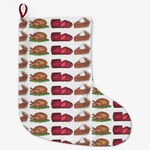 Grande Chaussette De Noël Dîner de vacances Turquie Cassberry Christmas Pie