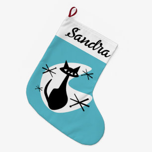 Grande Chaussette De Noël do-it-yourself Noël Stocker - Age atomique Cat Sta