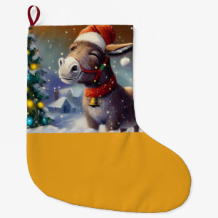 Grande Chaussette De Noël Donkey de Noël 1