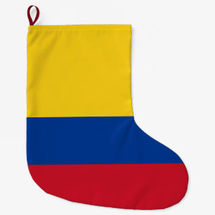Grande Chaussette De Noël Drapeau colombien