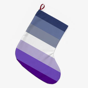 Grande Chaussette De Noël Drapeau de fierté lesbienne Butch